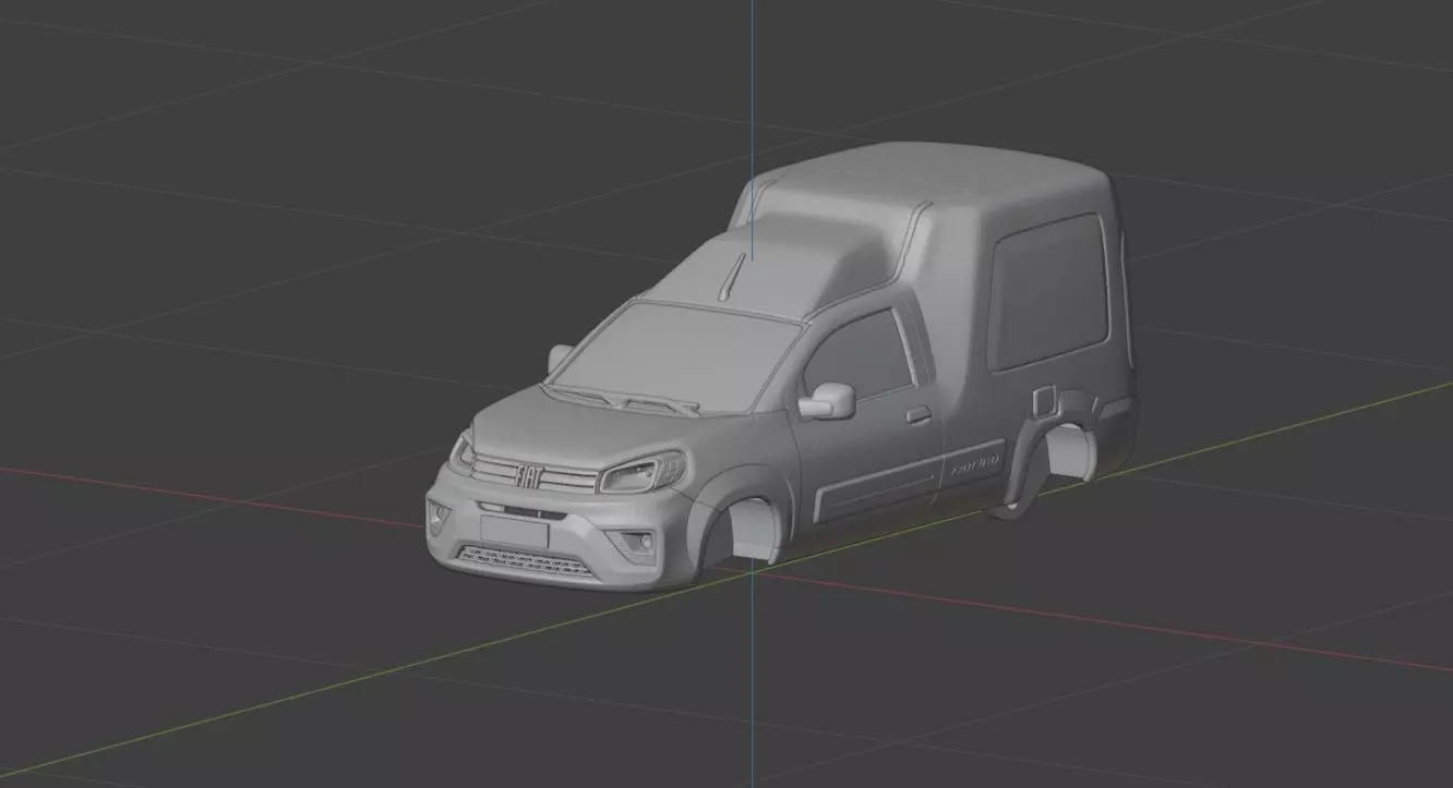 Fiat Fiorino 2025 3D print model_0