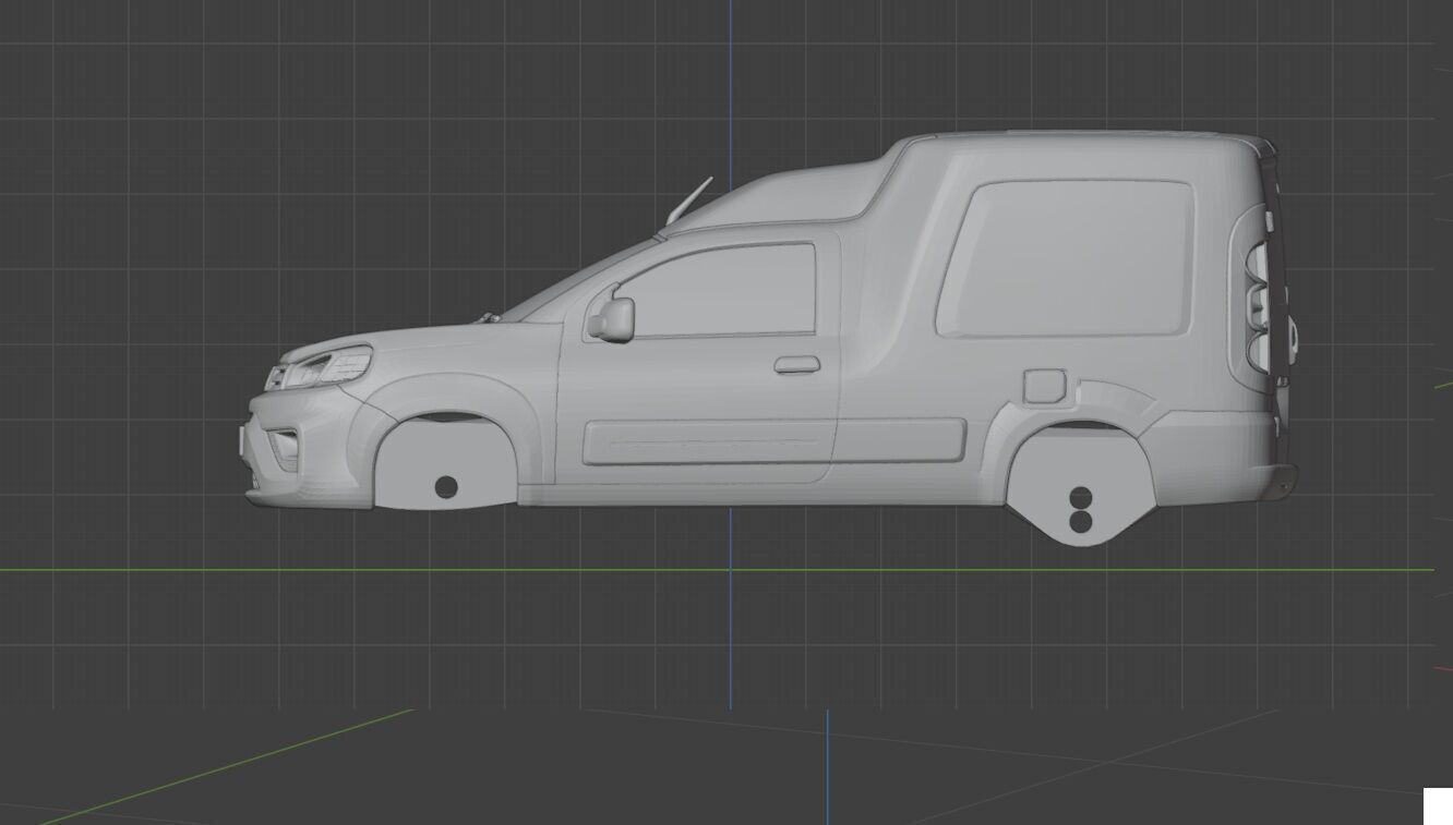 Fiat Fiorino 2025 3D print model_2