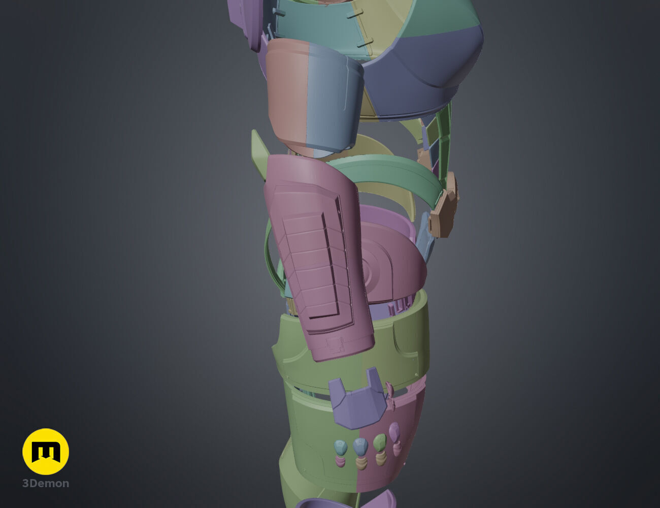 N7 Female Shepard Armor - Mass Effect 3D print model_20