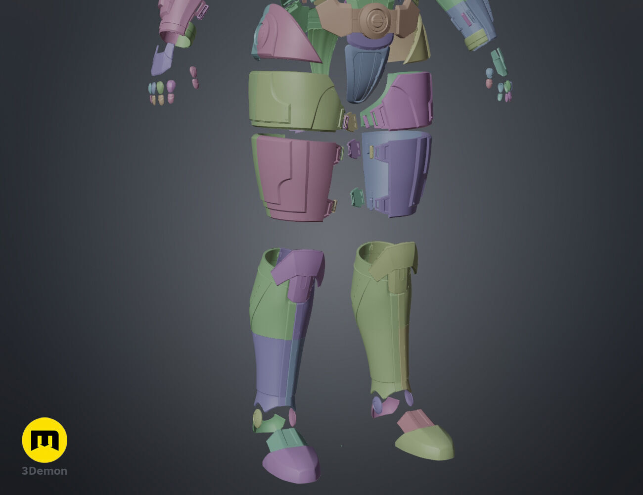 N7 Female Shepard Armor - Mass Effect 3D print model_17