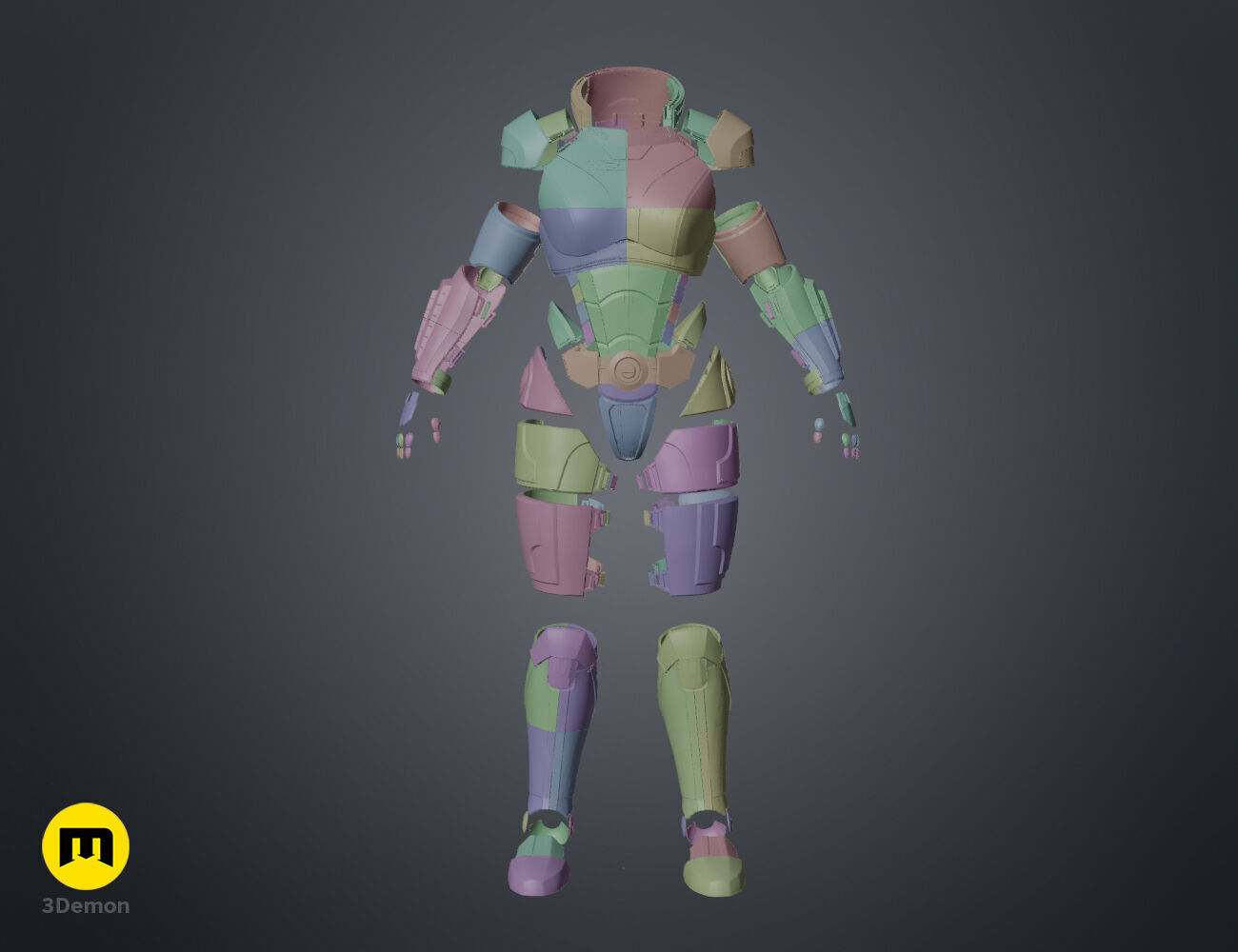 N7 Female Shepard Armor - Mass Effect 3D print model_11