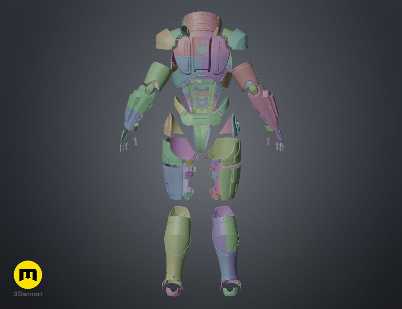 N7 Female Shepard Armor - Mass Effect 3D print model_5