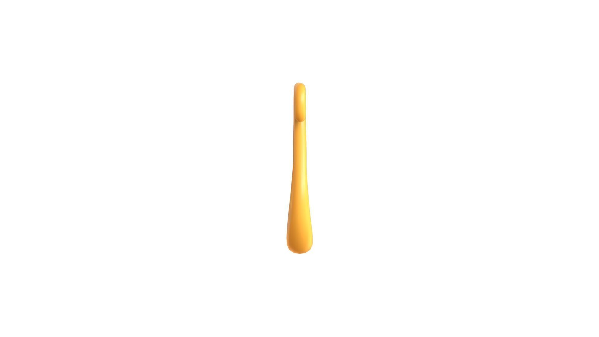 Low Poly - Cartoon Harp Low-poly 3D model_5