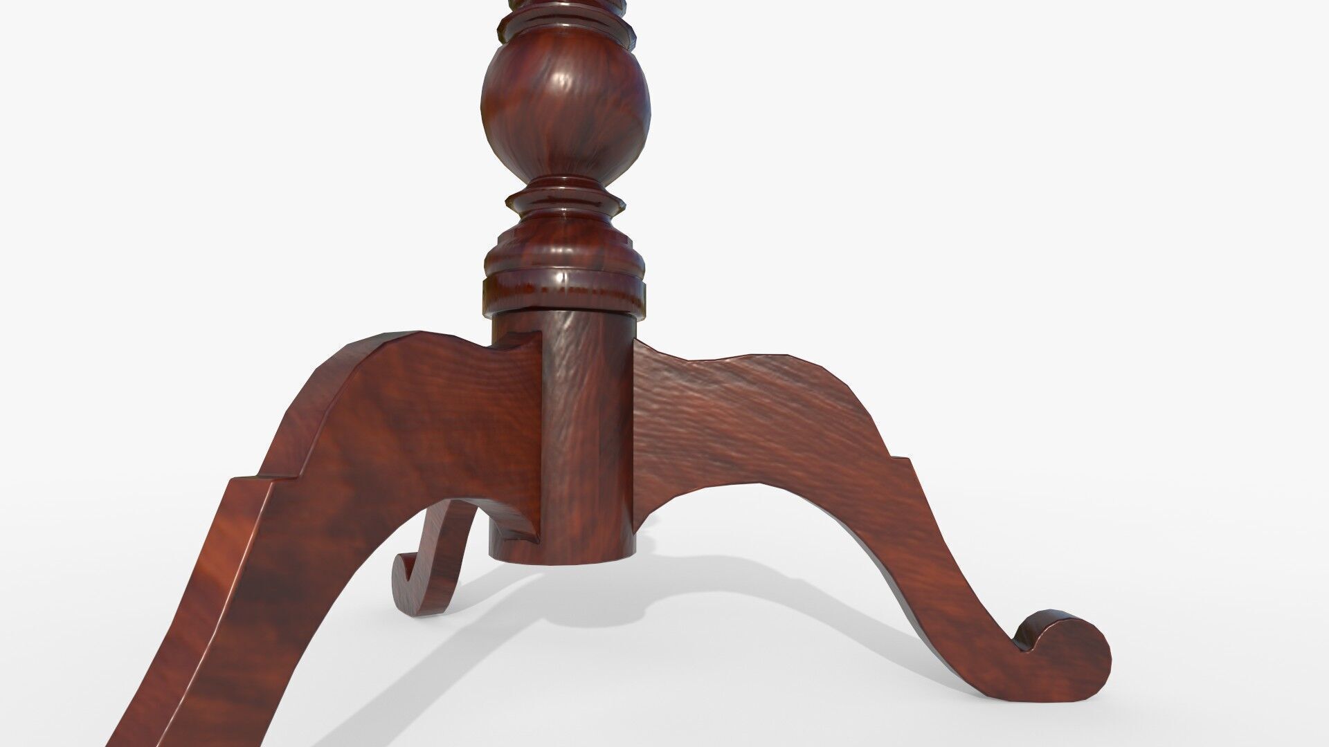 Ornate Star Table with Lamp STELLARIS 3D model_11