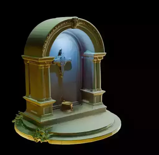 Memorial Altars Asset Pack  3D print model