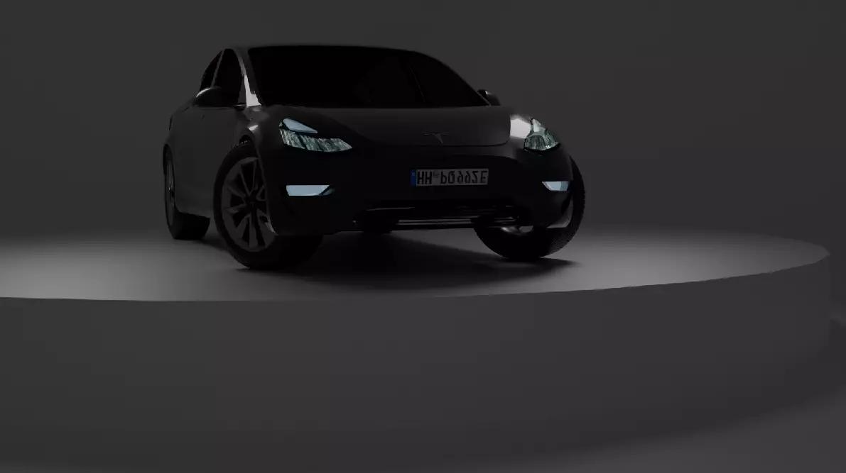 Tesla model 3 3D print model
