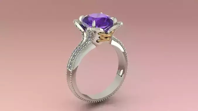 Cushion  in a flower Ring