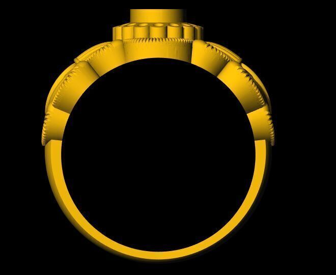 ladies ring 3dm file 3D print model_3