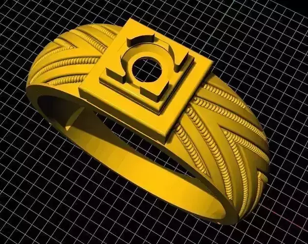 Solitaire men Ring 3dm file