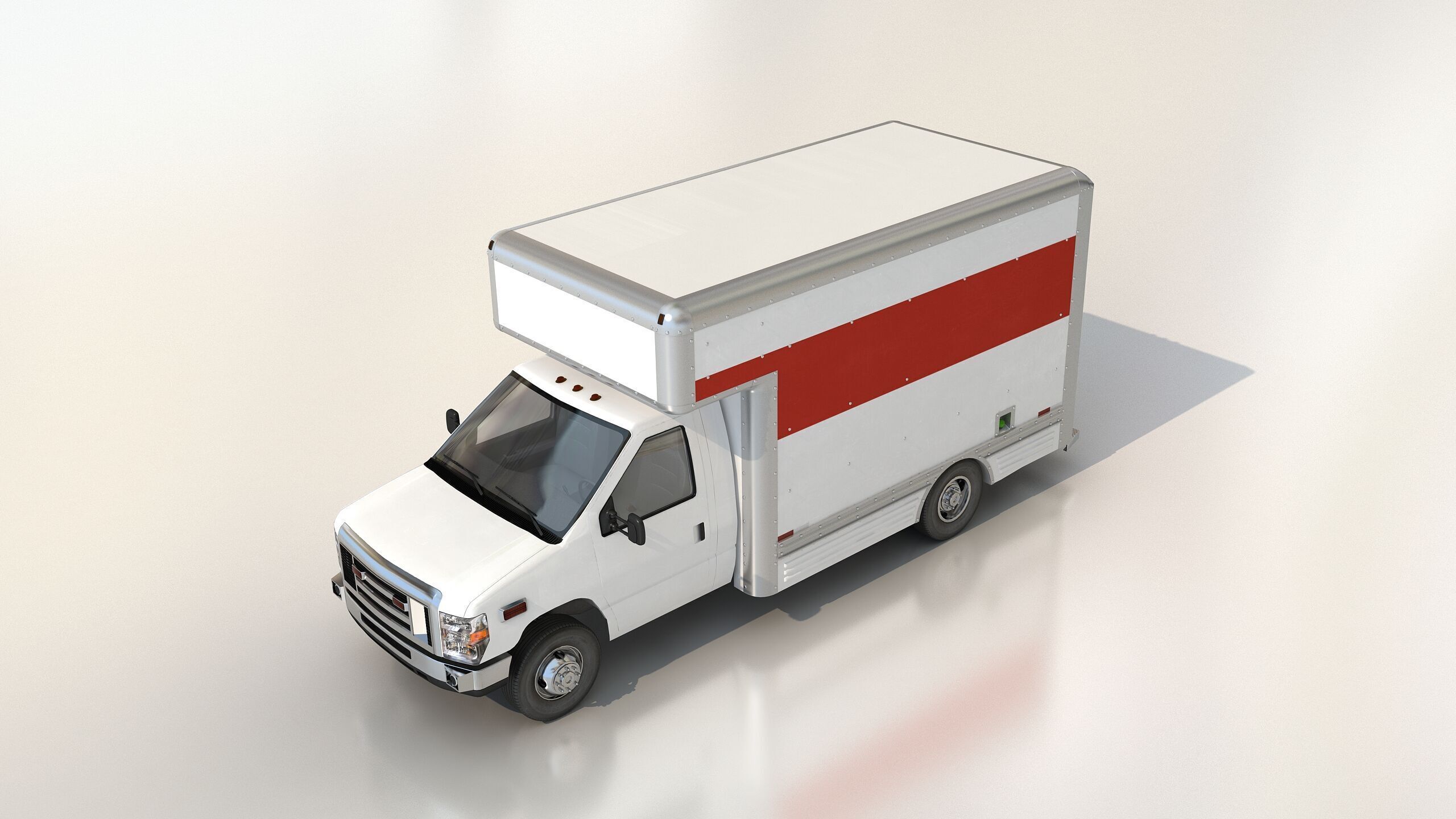 Delivery Truck 3D model_8