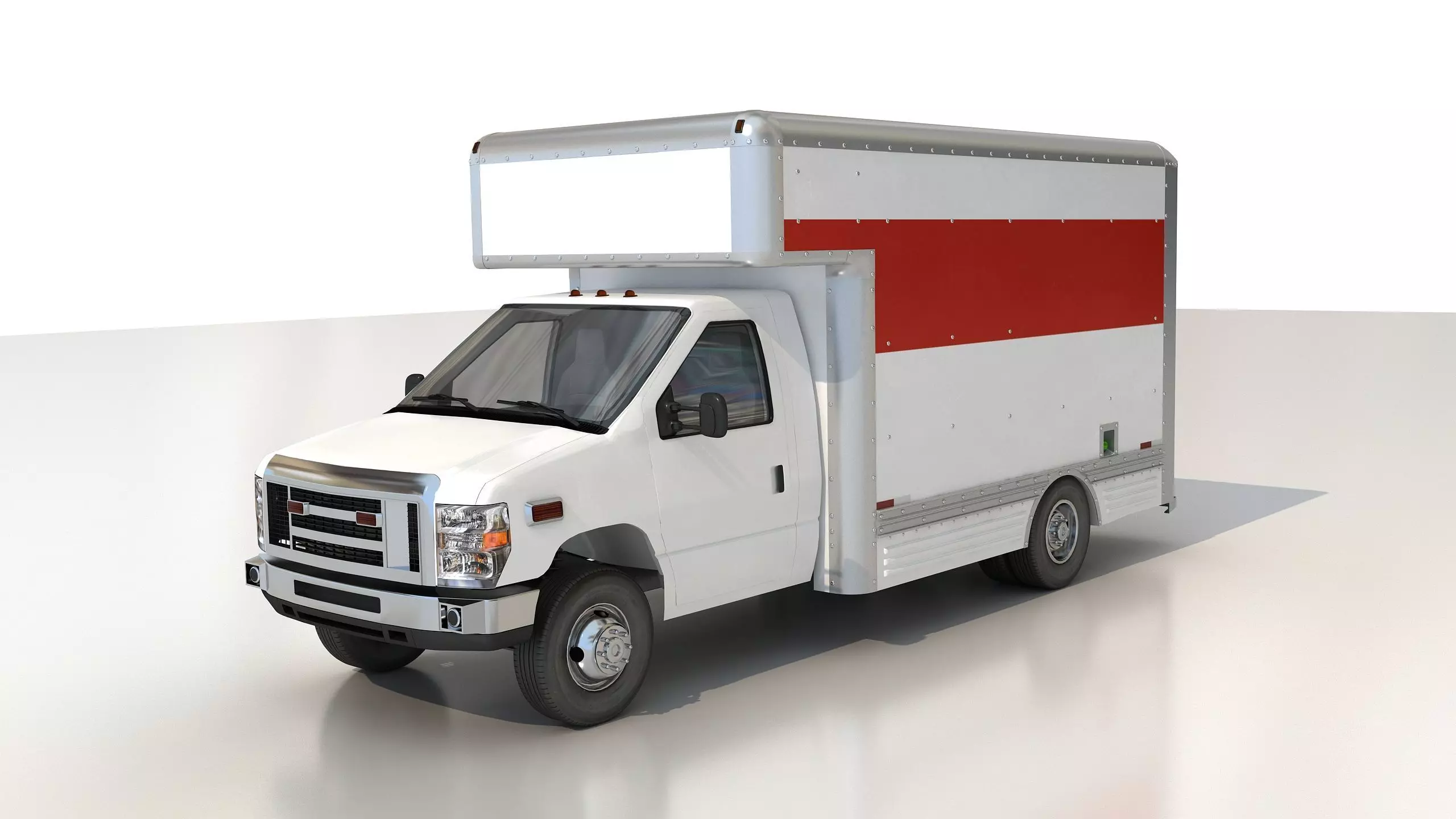 Delivery Truck 3D model_0