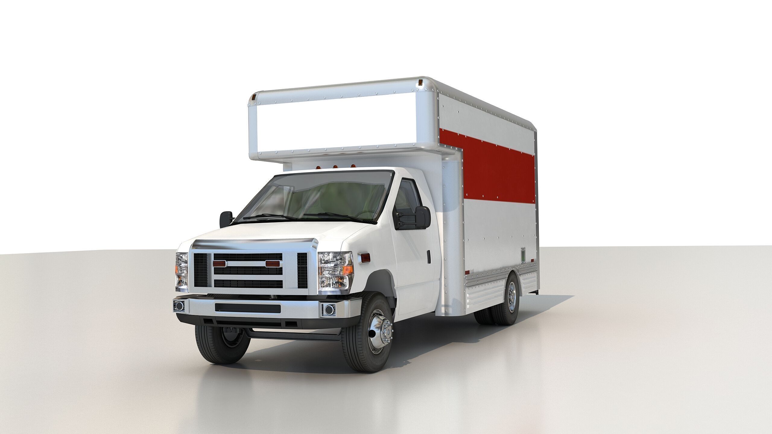Delivery Truck 3D model_2