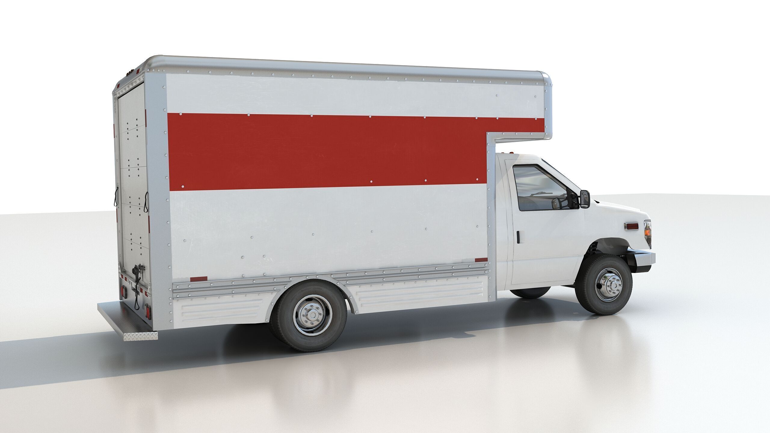 Delivery Truck 3D model_4