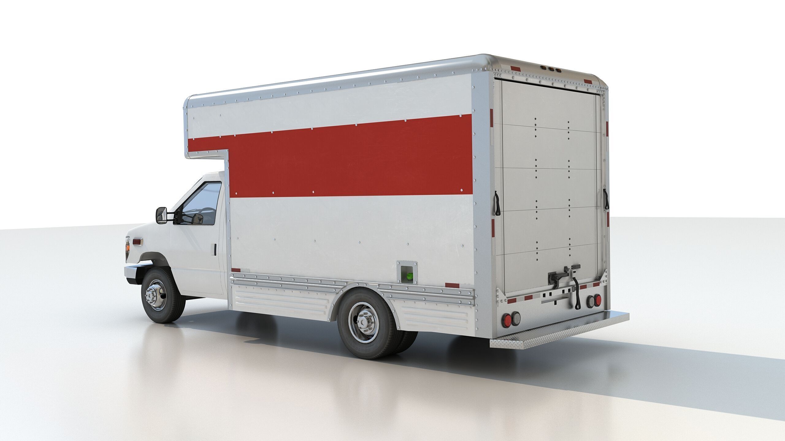 Delivery Truck 3D model_6