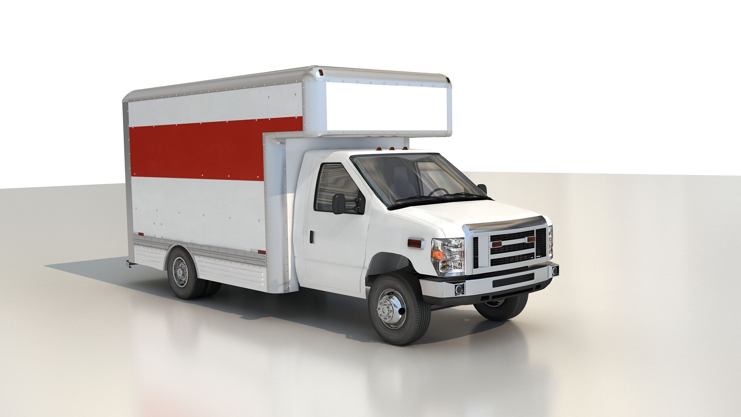 Delivery Truck 3D model_3