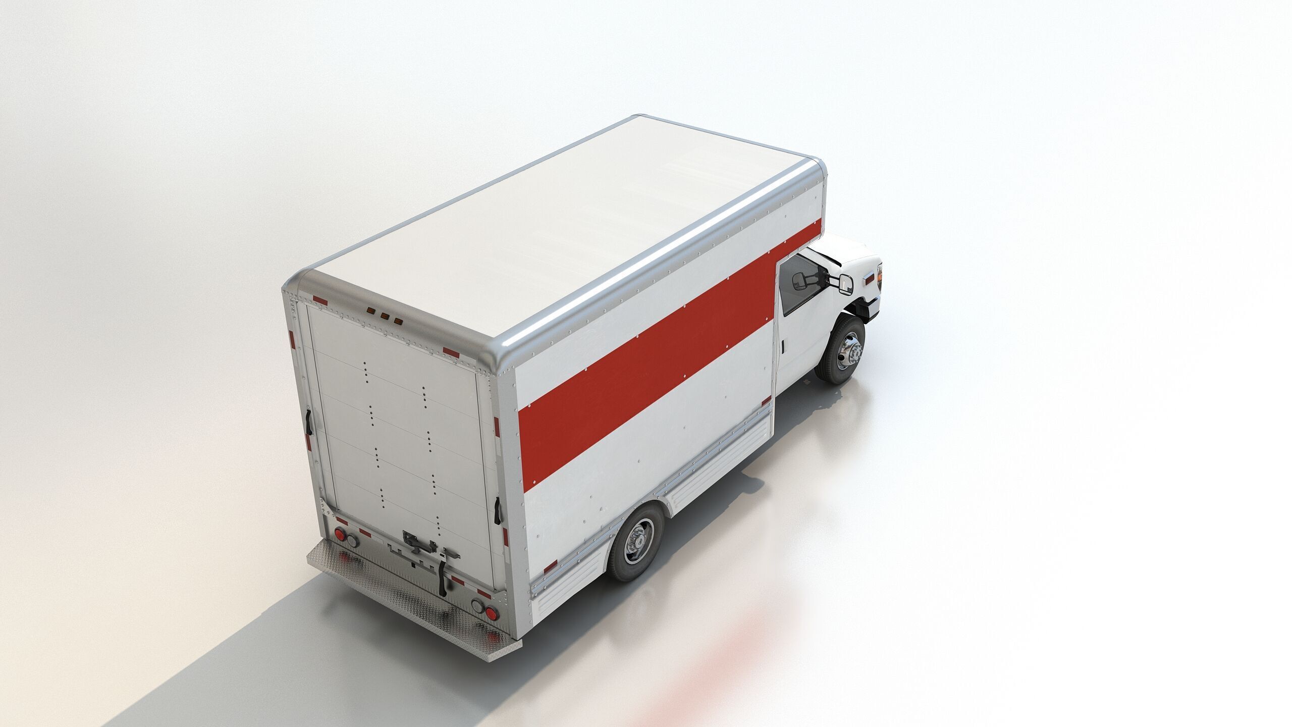 Delivery Truck 3D model_9