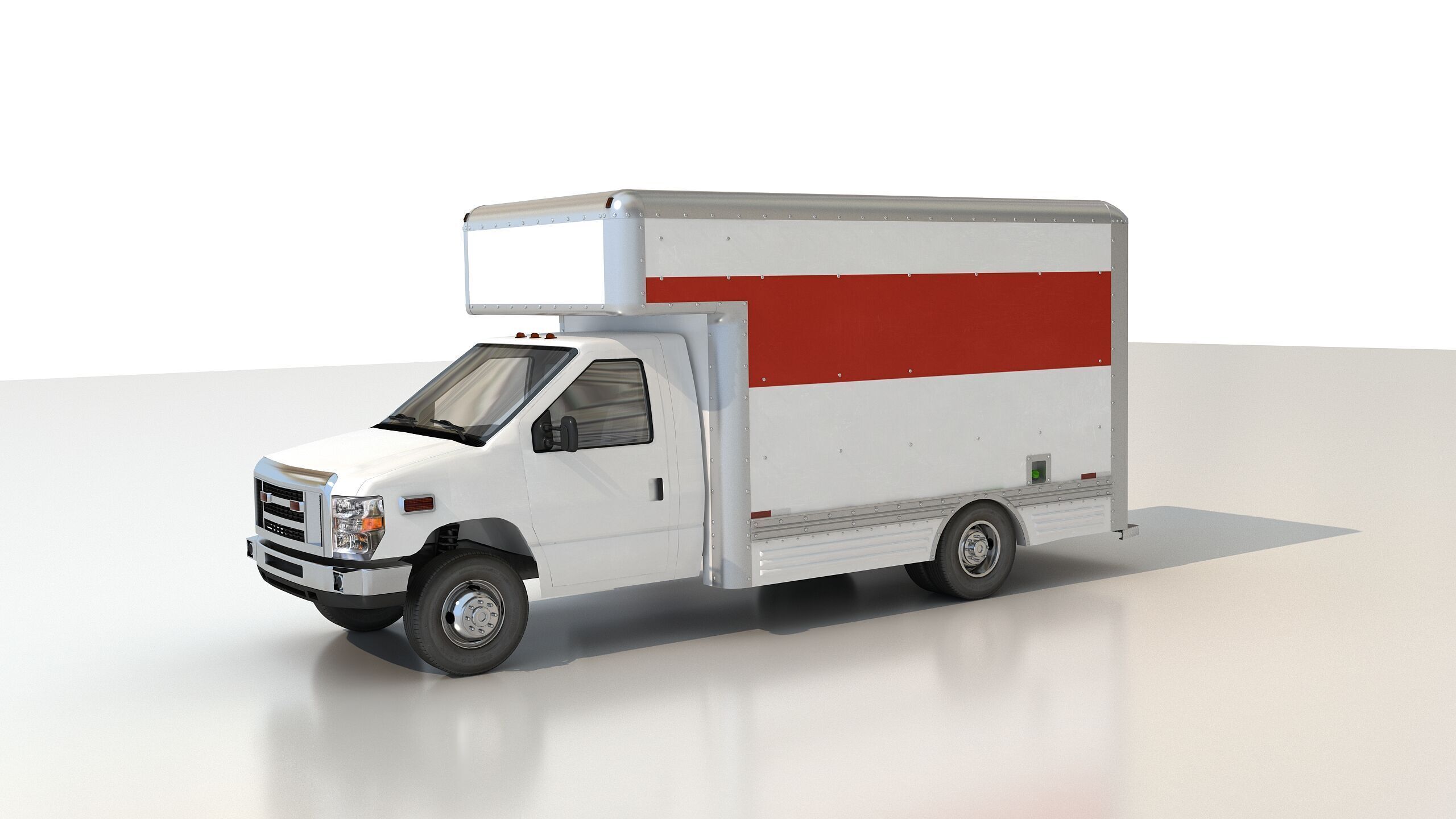 Delivery Truck 3D model_7