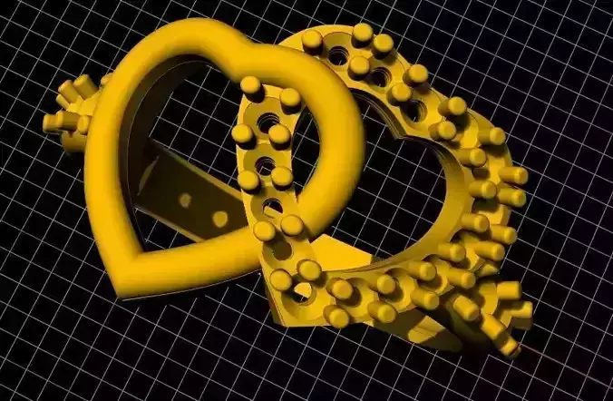 Heart Ring 3dm file