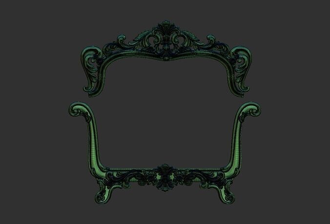 Carving Sofa Design Free 3D model