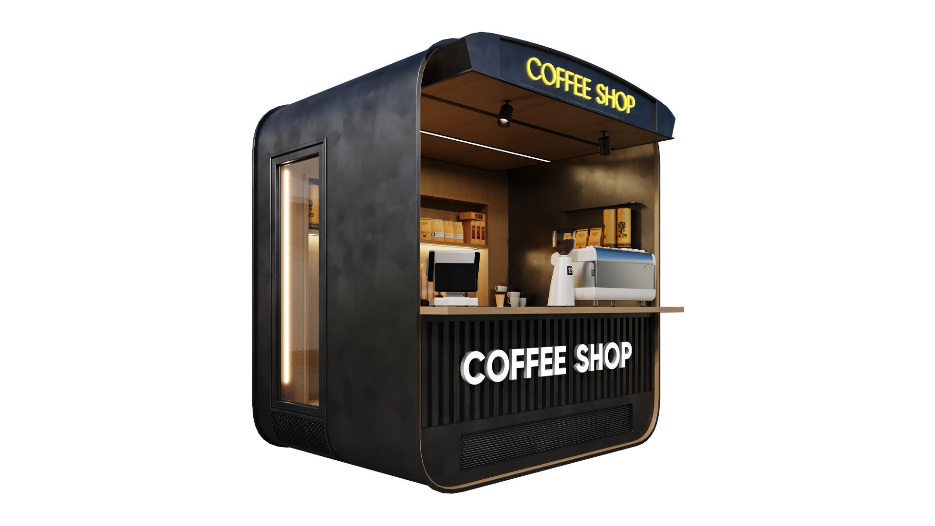 Coffee Shop 01 by Devran3D 3D model_2