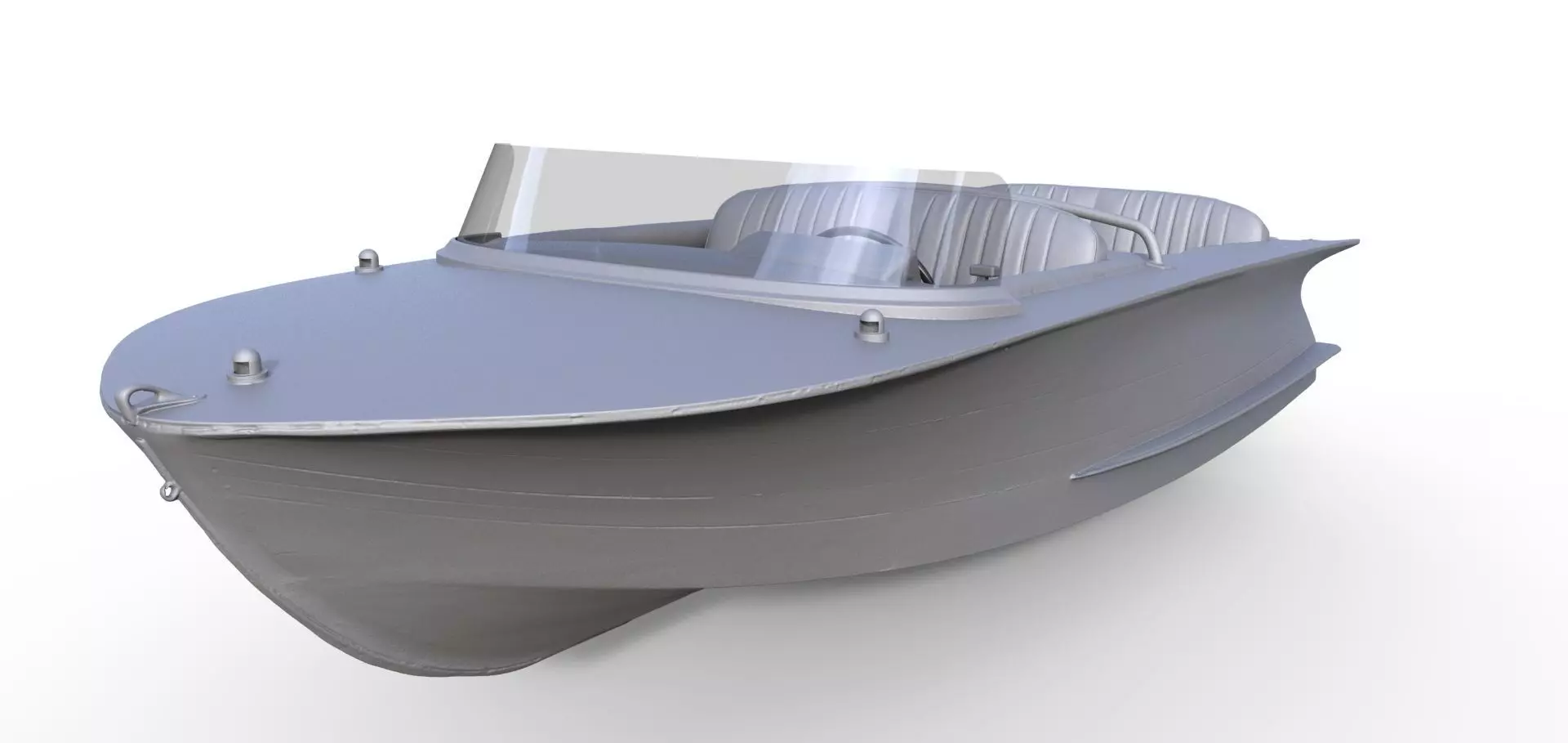 Sportboot Panther DDR Rennboot Speedboat Schiffsmodell Modelship 3D print model_0