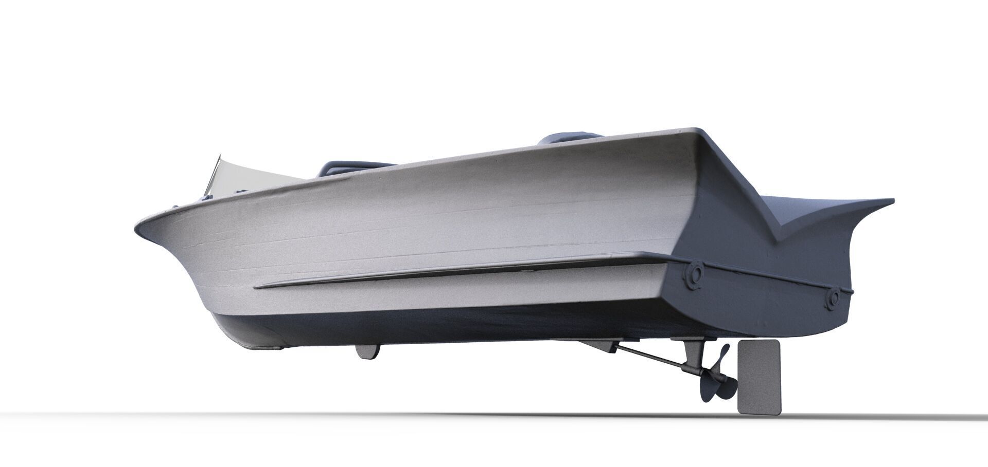 Sportboot Panther DDR Rennboot Speedboat Schiffsmodell Modelship 3D print model_2