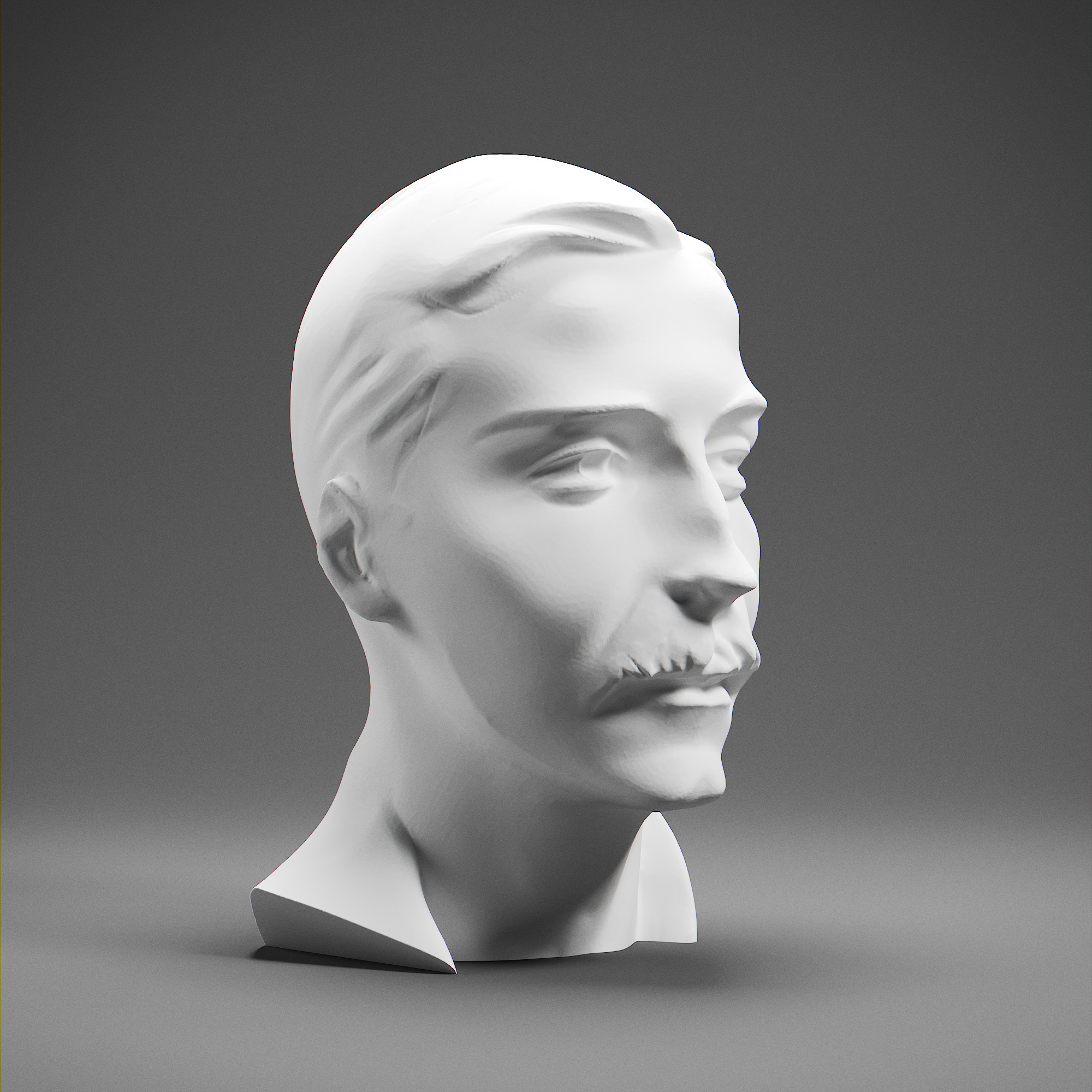 Stefan Zweig 3D print model_7