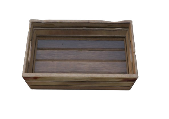 A Wooden Storage Crate  Free Free 3D model_2