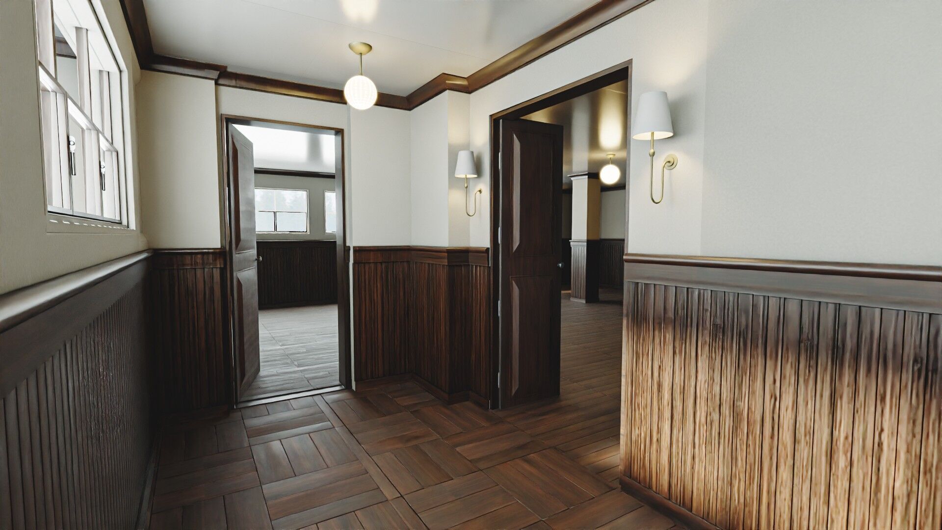 Modular Interior Pack Low-poly 3D model_3