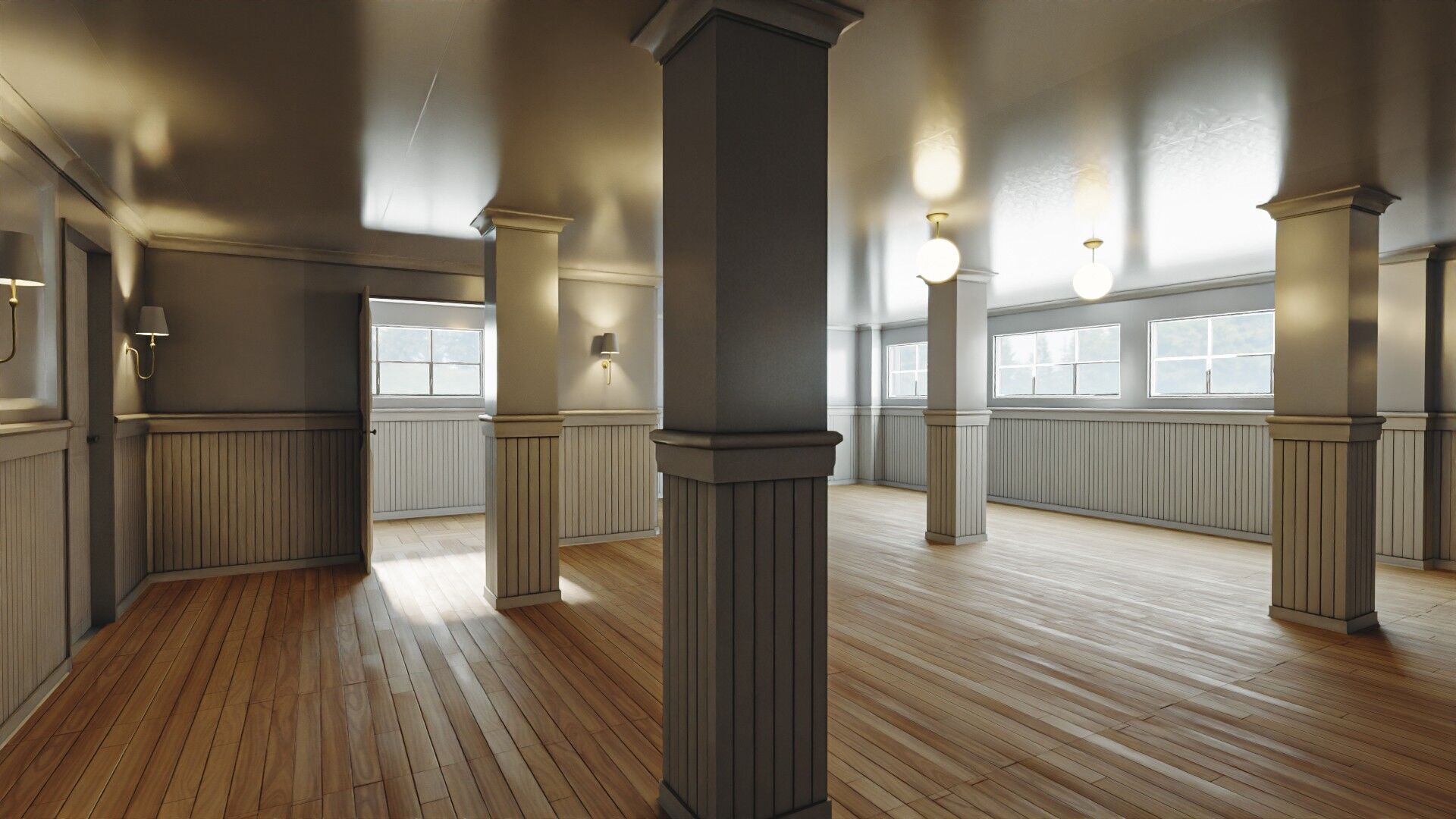 Modular Interior Pack Low-poly 3D model_17