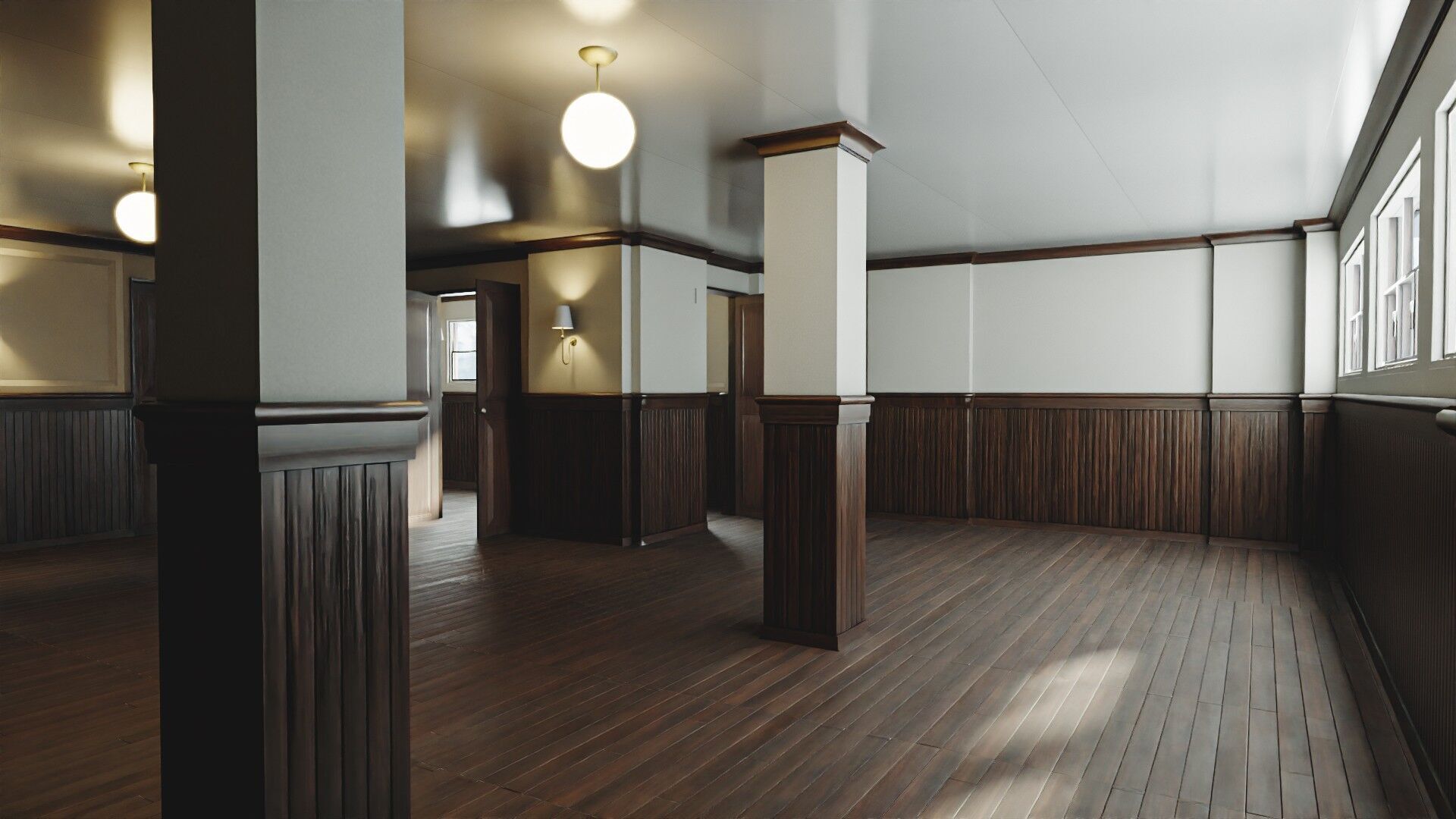 Modular Interior Pack Low-poly 3D model_16