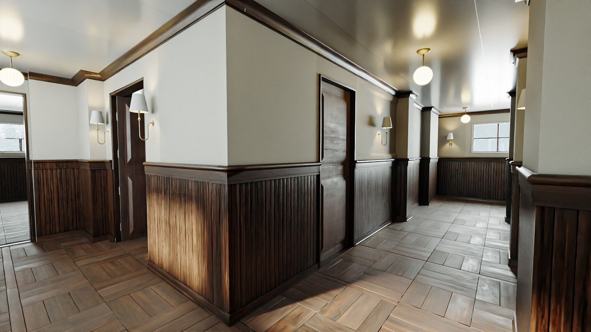 Modular Interior Pack Low-poly 3D model_4