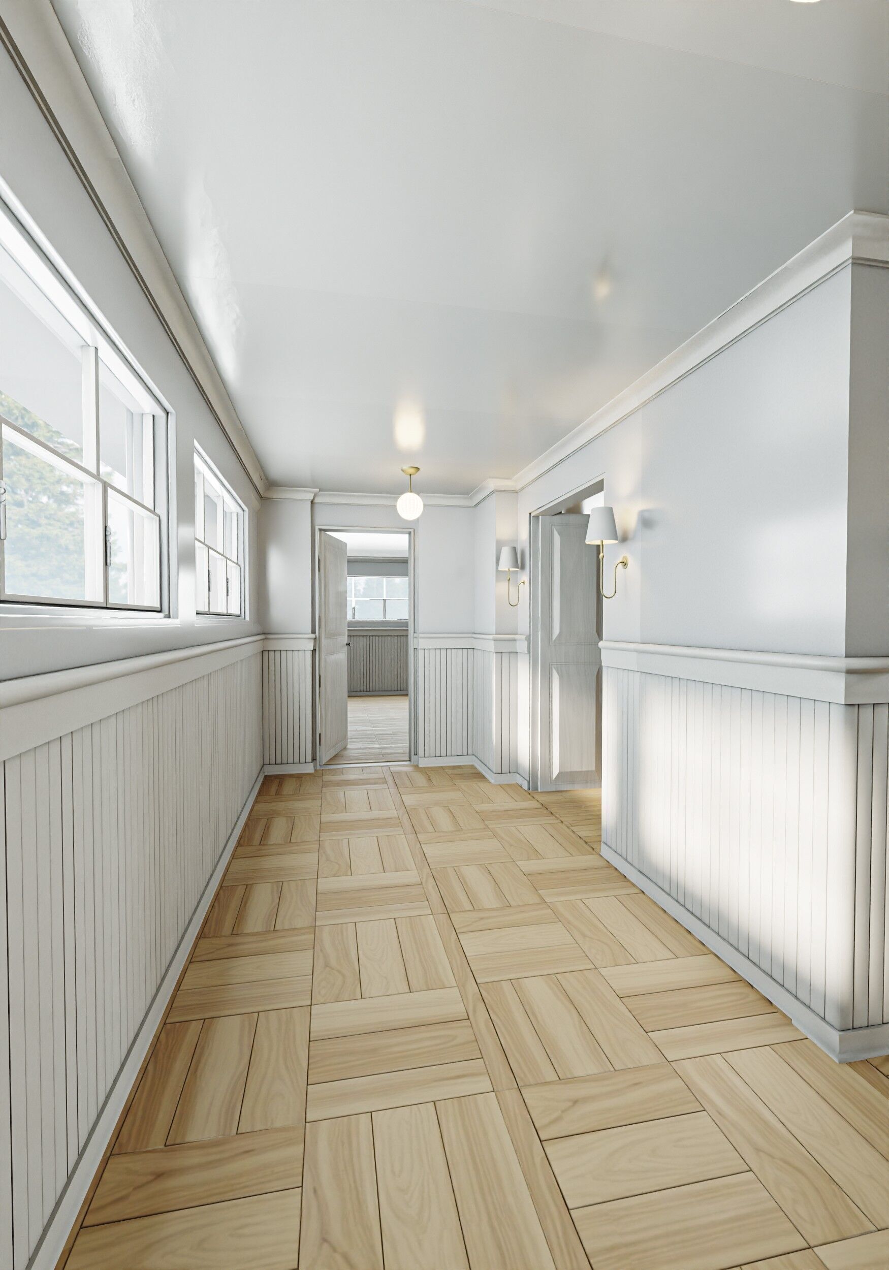 Modular Interior Pack Low-poly 3D model_11