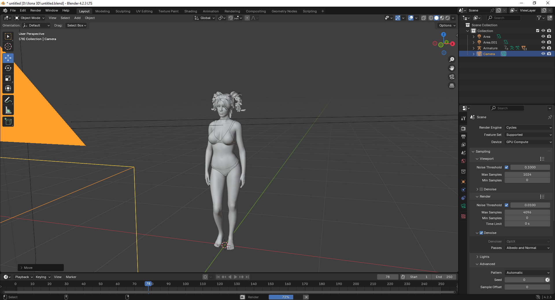 Lolita 3D Models Low-poly 3D model_5