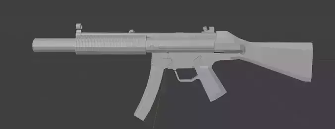 low poly sub d redy mp5