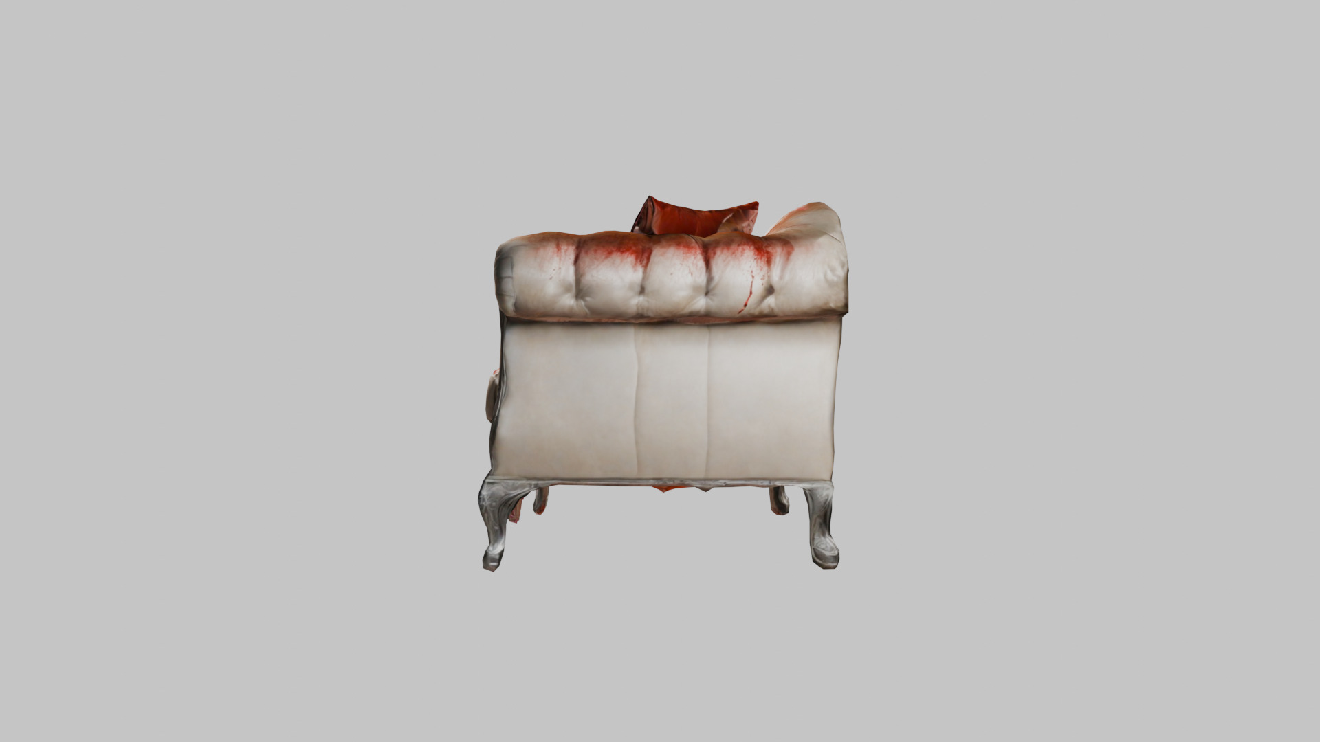Bloody Horror Murder Sofa Couch Low-poly 3D model_8