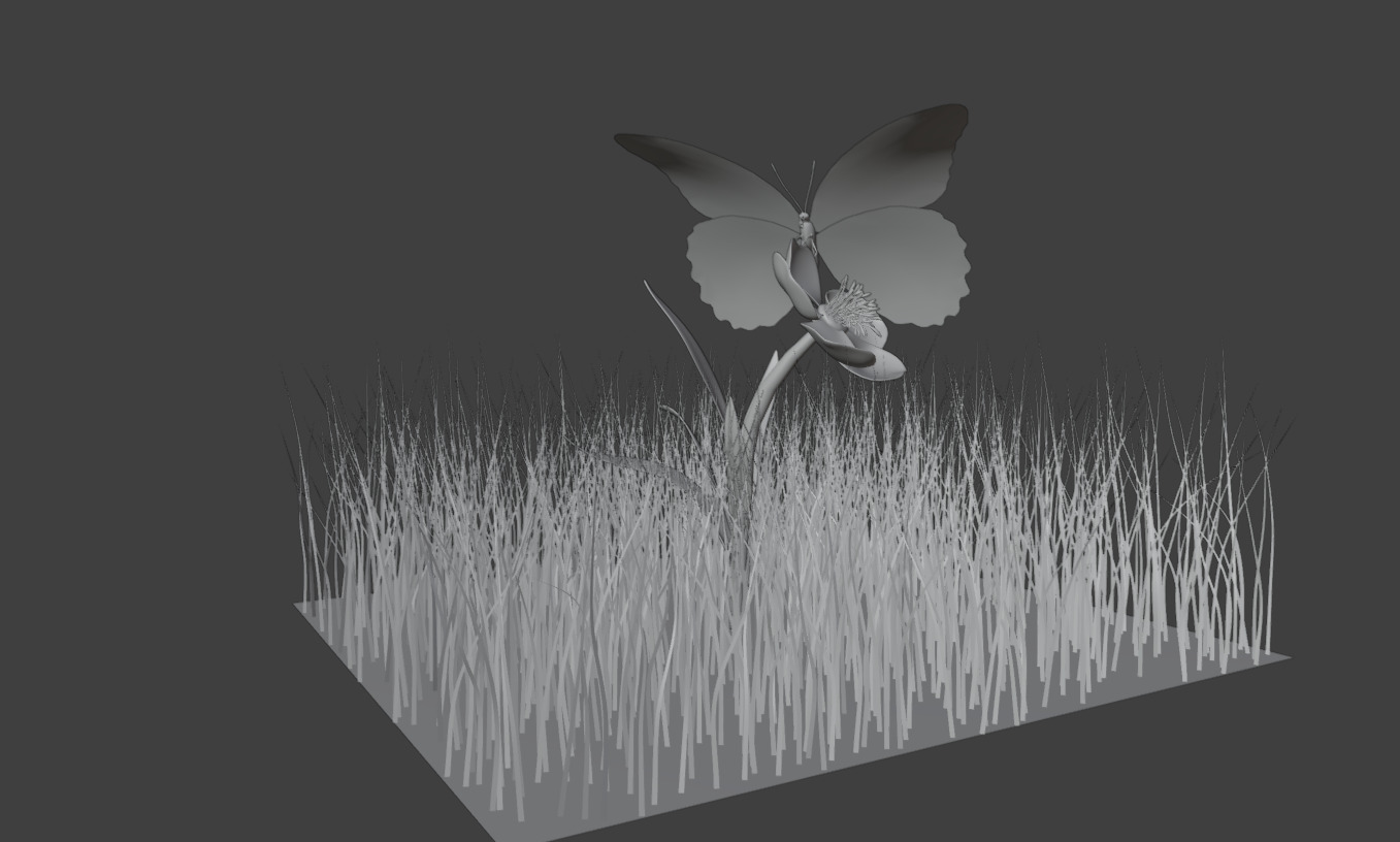 free decorative butterfly Free low-poly 3D model Free low-poly 3D model_8