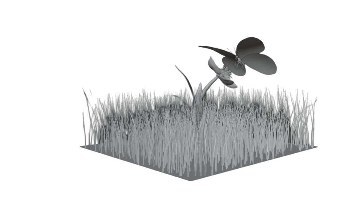 free decorative butterfly Free low-poly 3D model Free low-poly 3D model_2