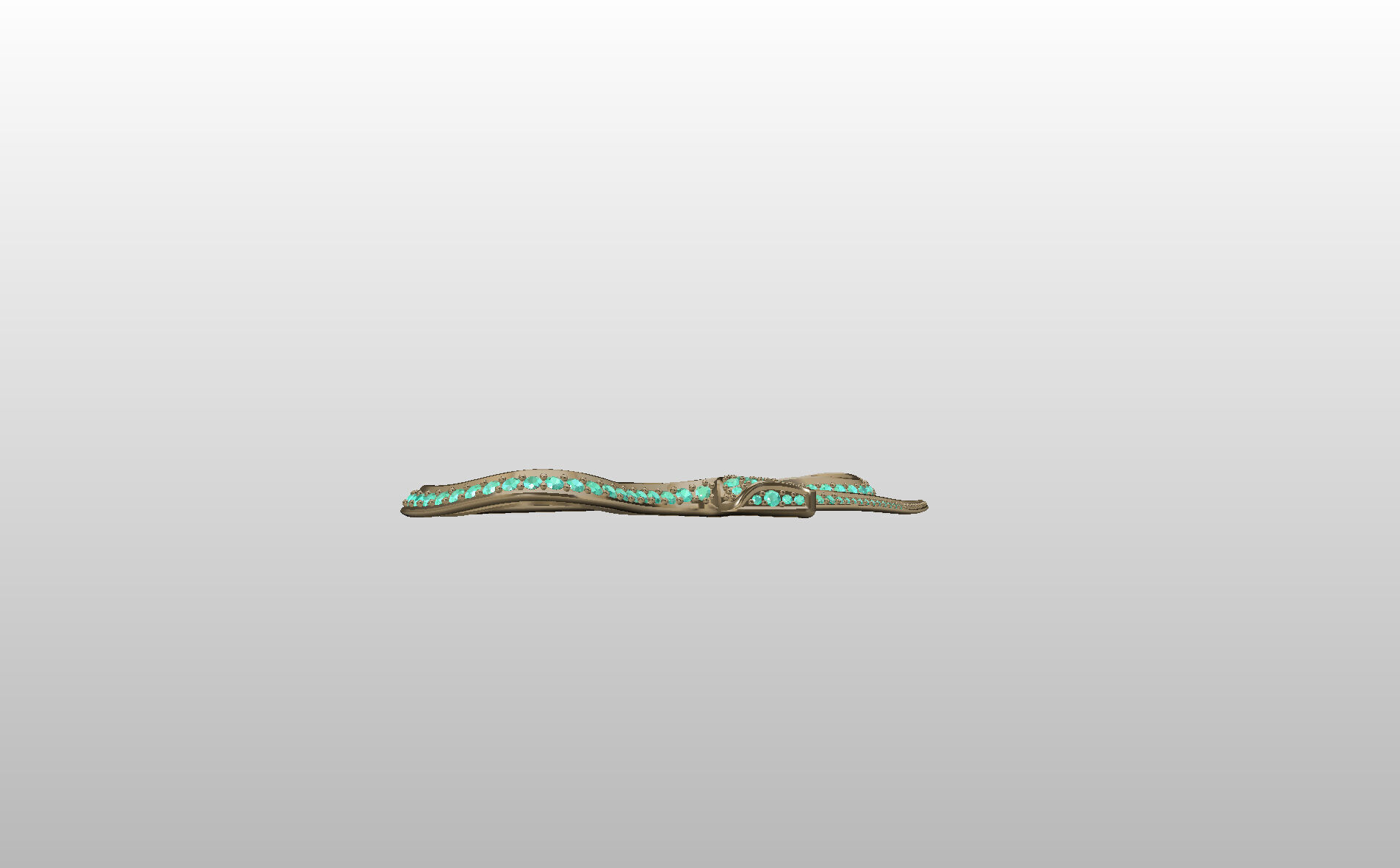 Ear Cuff Earrings Snake 3D print model_28