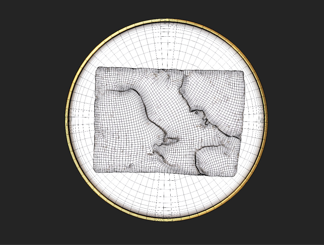 Tiramisu 3D model Low-poly 3D model_19