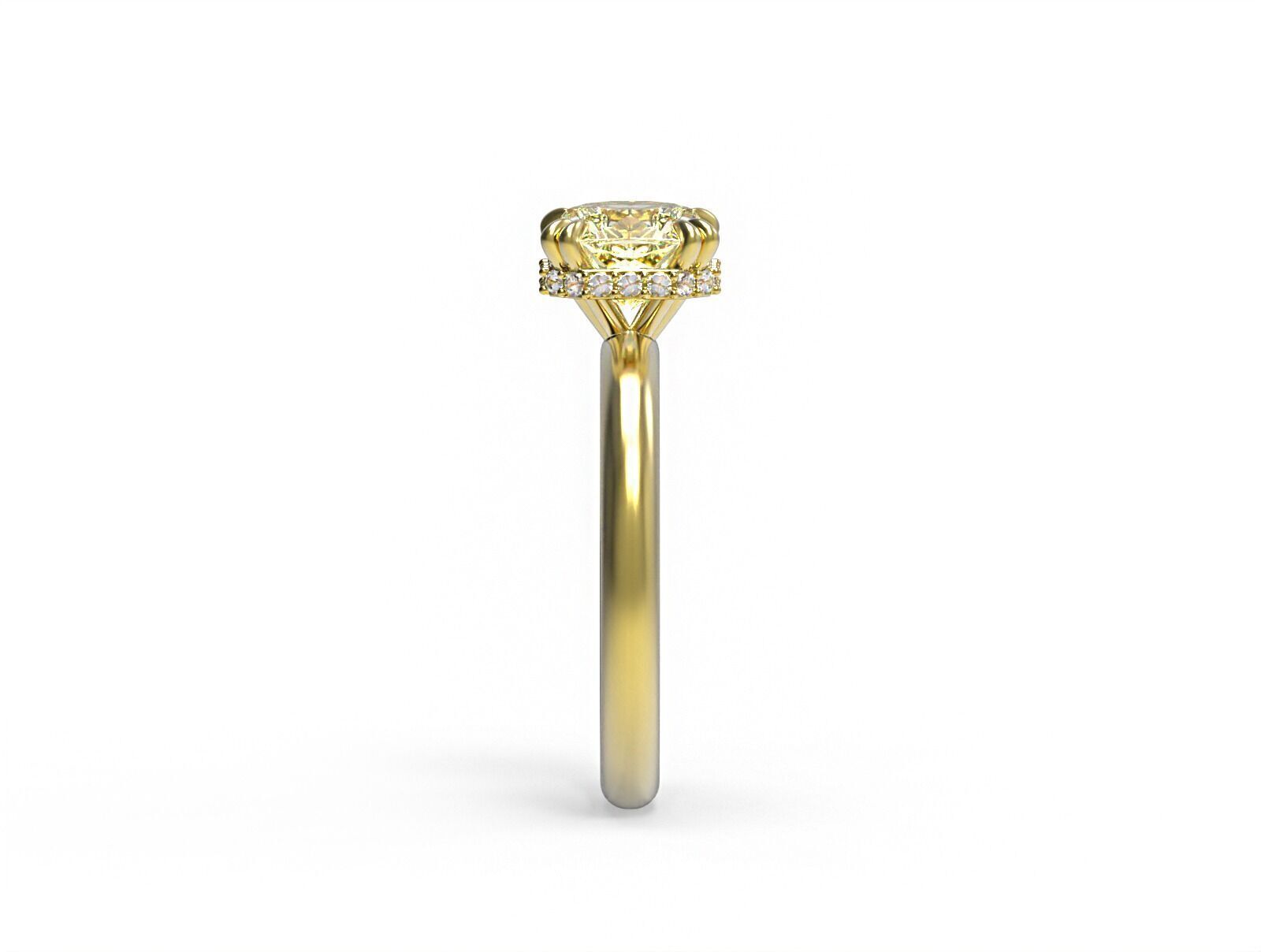 Ring wrdding 3D print model_21