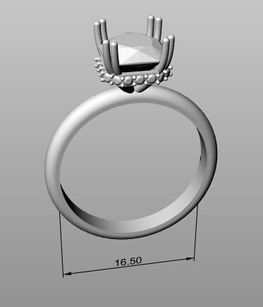 Ring wrdding 3D print model_9