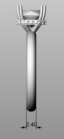 Ring wrdding 3D print model_28