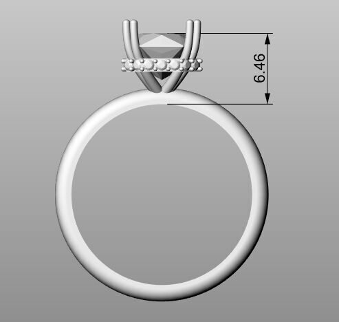 Ring wrdding 3D print model_26