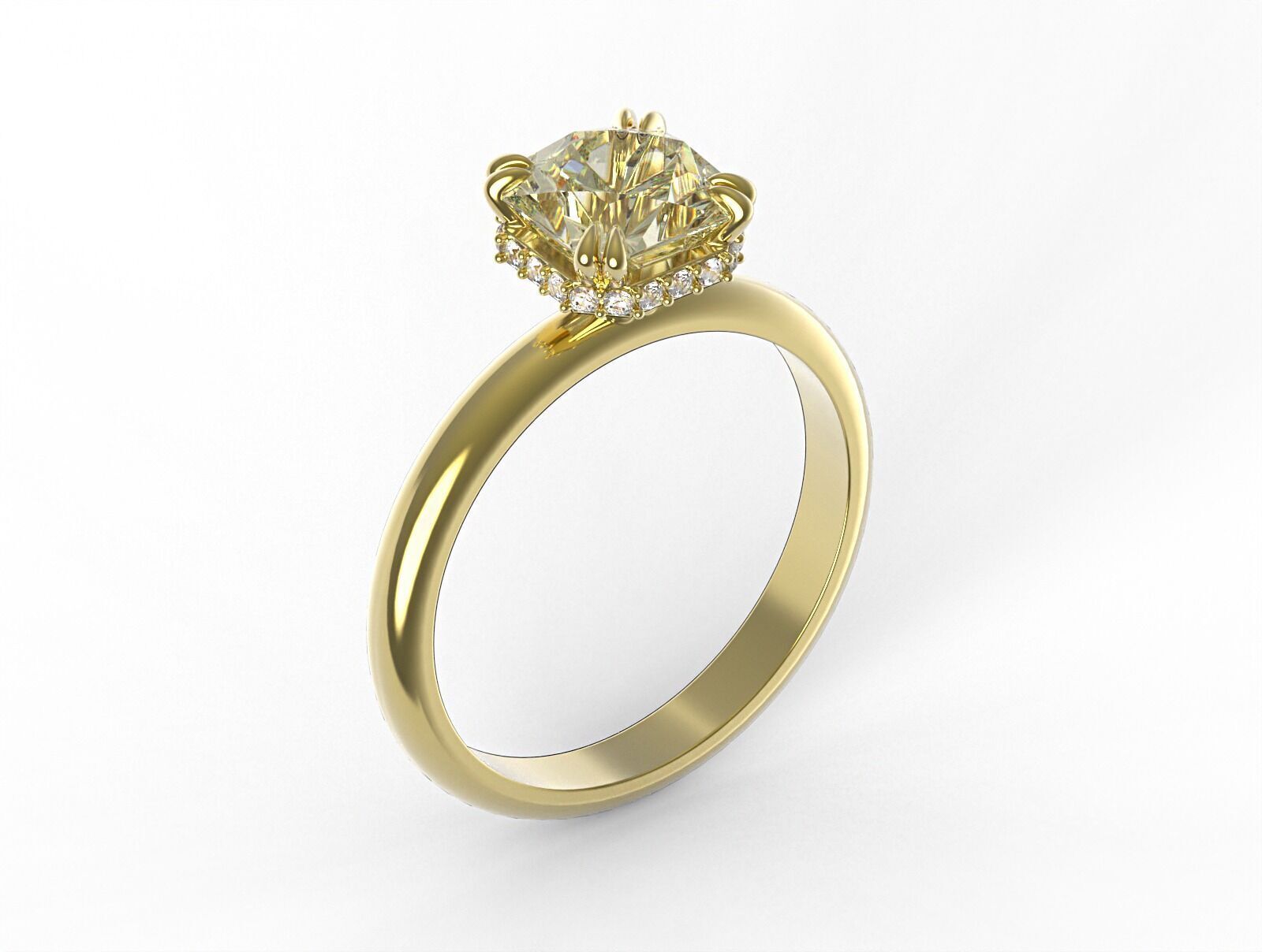 Ring wrdding 3D print model_23