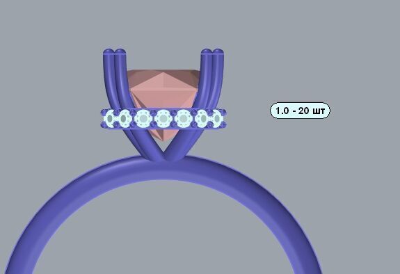 Ring wrdding 3D print model_17