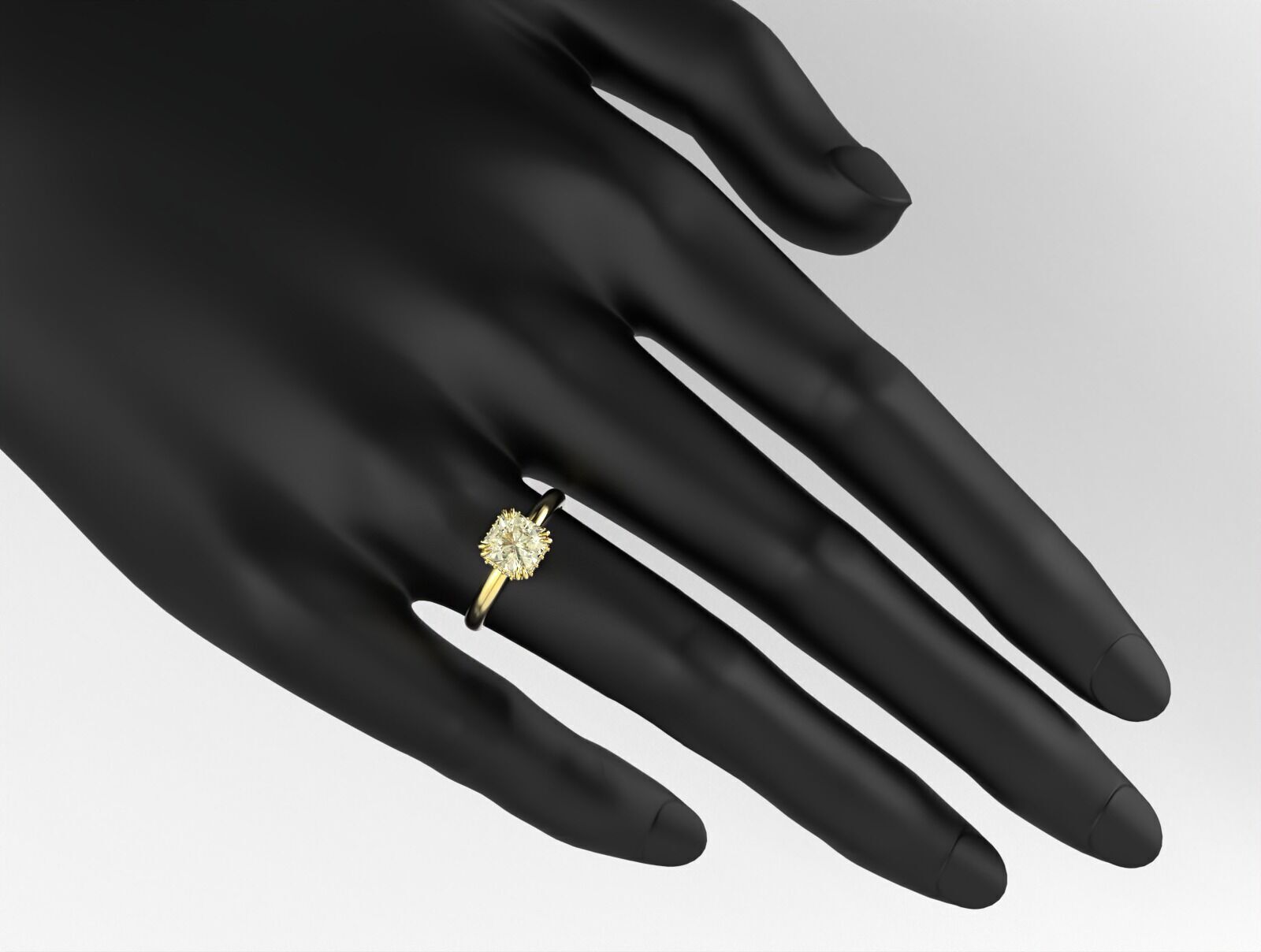 Ring wrdding 3D print model_2