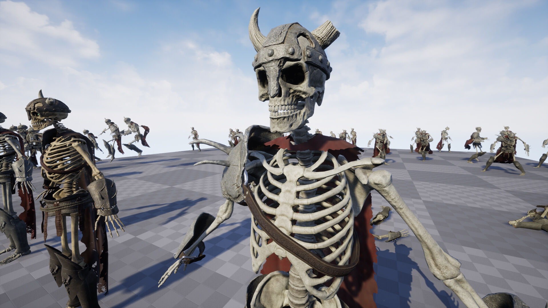 Skeleton 03 Low-poly 3D model_13