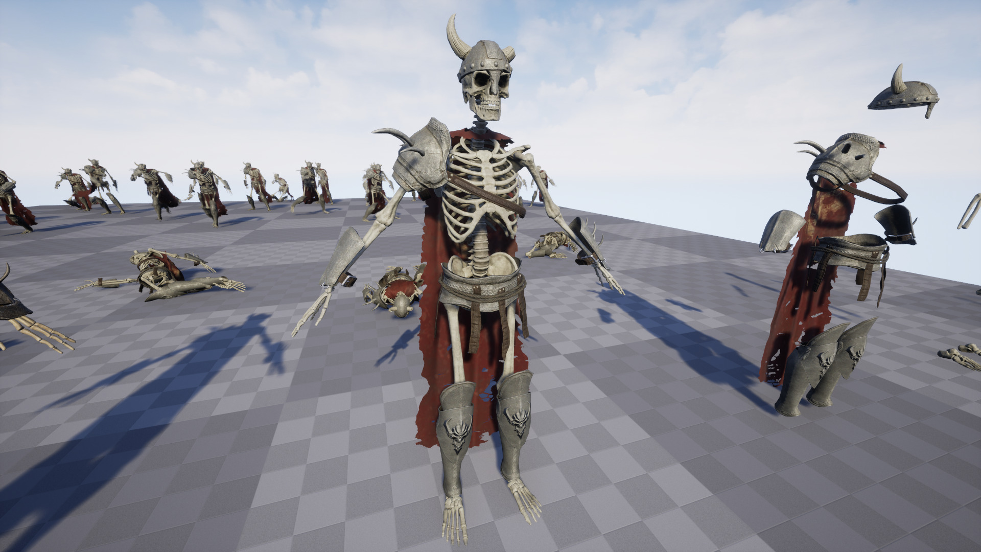 Skeleton 03 Low-poly 3D model_22