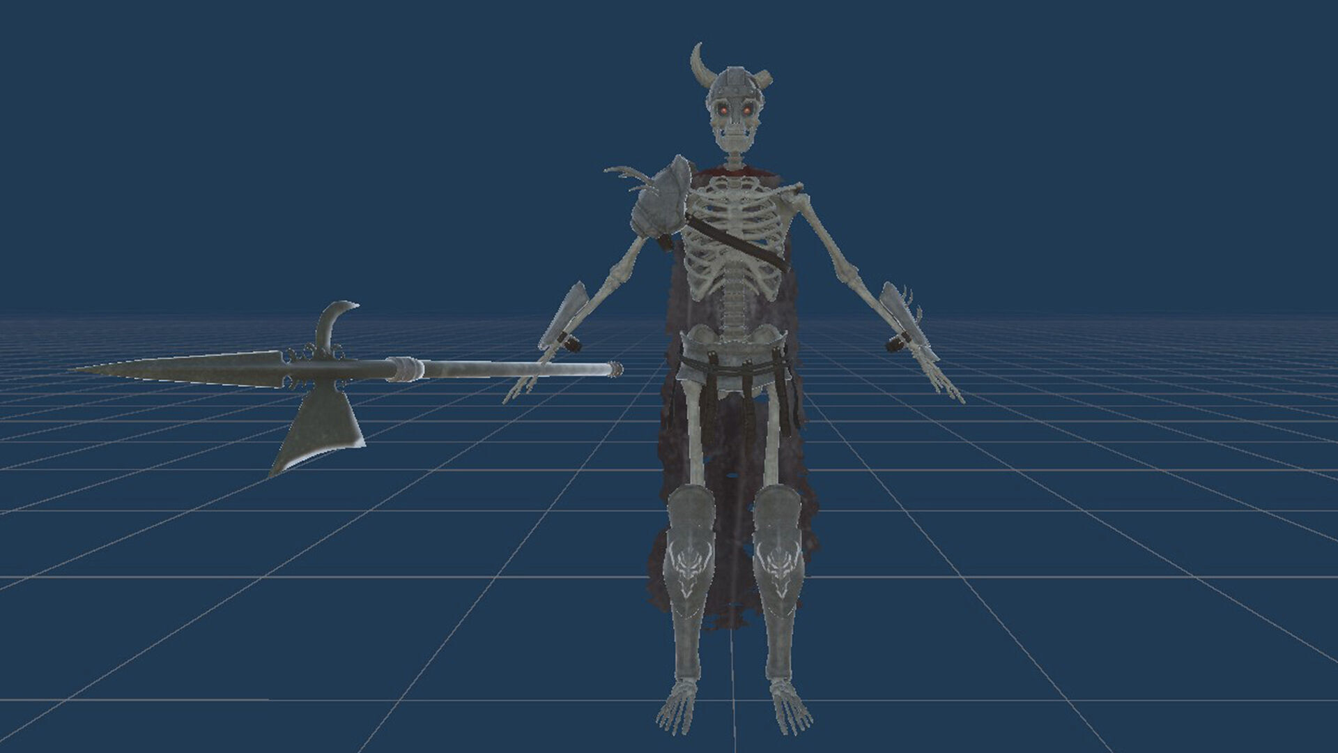Skeleton 03 Low-poly 3D model_24